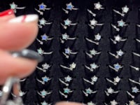 Natural Opal Crystal Ring Star Shape Wholesale