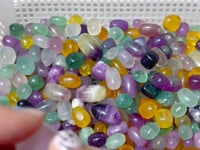 Local Stock - Colorful Fluorite Tumbled Stone Wholesale
