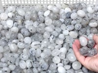 Local Stock - Black Tourmaline Mixed Quartz Tumbled Wholesale
