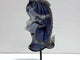 Unique Agate Flying Dragon Moon Carving With Stand