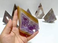 9 Pieces Beautiful Large Geode Druzy Agate Arrow Head Shape