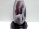 Large Amethyst Mixed Agate Dinosaur Egg Shape Home Decor With Stand