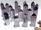 26 Pieces Purple Spark Lepidolite Four-Sided Tower