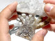 7 Pieces Clear Quartz Cluster Dendroid Guard Carving