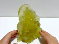 Beautiful Citrine Ganesha Carving