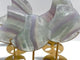 5 Pieces Large Fluorite Moon Carving With Stand