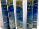 6 Pieces Tall High Quality Blue Onyx Four-sided Tower Point