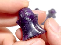 Mini Chevron Amethyst Ghost Halloween Carving Wholesale