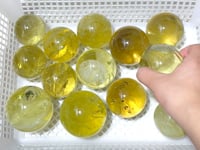 17 Pieces Citrine Crystal With Rainbow Spheres