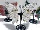3 Pairs 8th Vein Ocean Jasper Butterfly Wing Carving With Stand #1