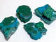 4 Pieces High Quality Beautiful Chrysocolla Mixed Malachite Slab Specimen