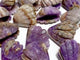 14 Pieces Amethyst Mixed Stripe Agate Shell Carving