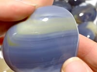 31 Pieces Black Orca Agate Heart #4