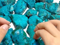 31 Pieces Beautiful Raw Chrysocolla Mixed Malachite Specimen