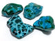 4 Pieces High Quality Beautiful Polished Chrysocolla Mixed Malachite Free Form #2