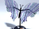Beautiful Fluorite Symmetry Butterfly Wing With Stand