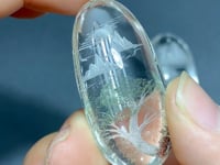 3 Pieces Beautiful Scenery Garden Quartz Inner Scene Carving