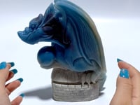 Unique Trolleite Stone Flying Dragon Carving #6