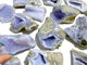 18 Pieces Geode Druzy Blue Chalcedony