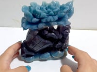 Unique Trolleite Bird&Flower Carving