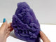Beautiful Purple Jade Landscape Pavilion Carving #3