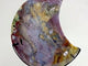 Unique Large Ocean Jasper Moon Carving With Stand #3