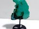 Unique Chrysocolla Mixed Malachite Specimen Raw Bottom With Stand
