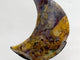 Unique Large Ocean Jasper Moon Carving With Stand #5