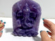Unique Purple Jade Ganesha Carving