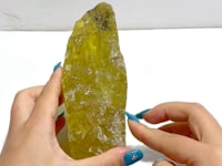 Unique Citrine Raw Stone Specimen With Beautiful Rainbow #3