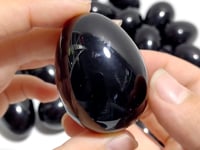 29 Pieces Black Obsidian Eggs