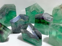 8 Pieces Beautiful Fluorite Free Form With Rainbow
