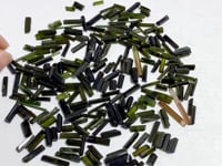 235 Pieces Gem Grade Rough Green Tourmaline for Making Jewelry