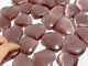 26 Pieces Purple Glass Cat Eye Heart