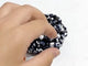 8mm Multi-faceted Black Orca Agate Bracelet Wholesale