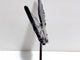 Unique Black Obsidian Heart Wing Carving With Stand