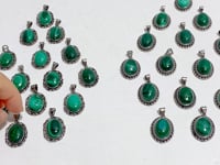 2 Types Beautiful Malachite Pendants Wholesale