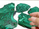 5 Pieces Large Beautiful Malachite Slab