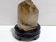 Large Smoky Quartz Garden Quartz Point With Stand With Rainbow