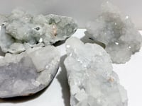 4 Pieces Raw Apophyllite Mineral Specimen