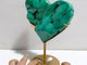 Unique Malachite Heart With Stand