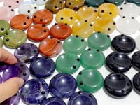 12 Types Worry Stone Crystal Wholesale Clear Quartz Tiger Eye