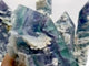 5 Pieces Rainbow Fluorite Raw Side Four-sided Tower Point