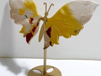 Unique Mookaite Butterfly Wing Carving With Stand