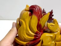 2 Pieces Mookaite Nine-tailed Fox Carving