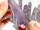 19 Pieces God's Fingerprint Light Purple Amethyst Tower Point