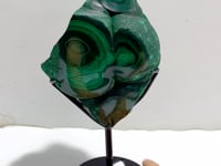 Unique Malachite Specimen With Stand