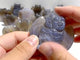 18 Pieces Geode Druzy Agate Owl Carving