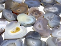 37 Pieces Geode Druzy Agate Heart