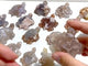 17 Pieces Sakura Flower Agate Sea Turtle Carving